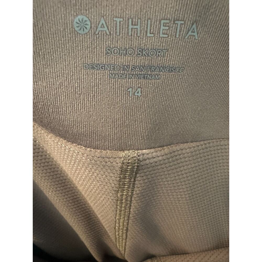 Athleta Soho Skort Skirt + Shorts Lightweight Athletic 211382 Mauve Size 14 - Picture 8 of 12